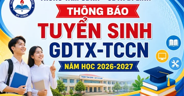 Di Linh giới thiệu lựa chọn học GDTX và trung cấp